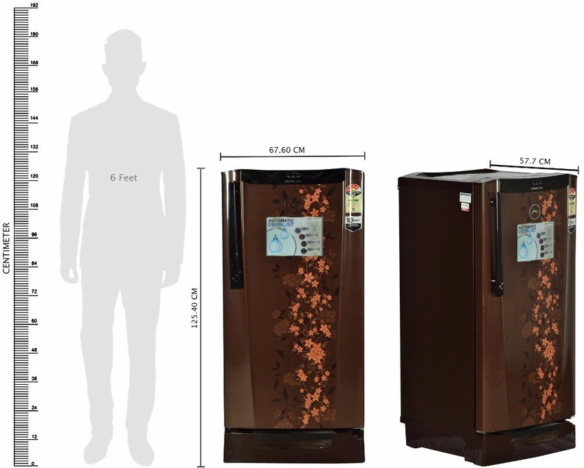 Godrej edge digi refrigerator top