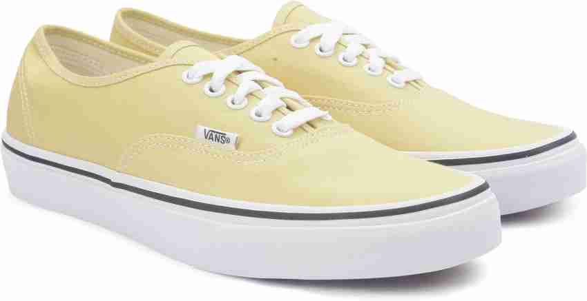 Light yellow vans slip on hotsell