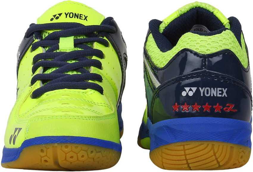 YONEX BADMINTON SHOES SRCR 40 LD JR LIME GREEN BLUE Outdoors For