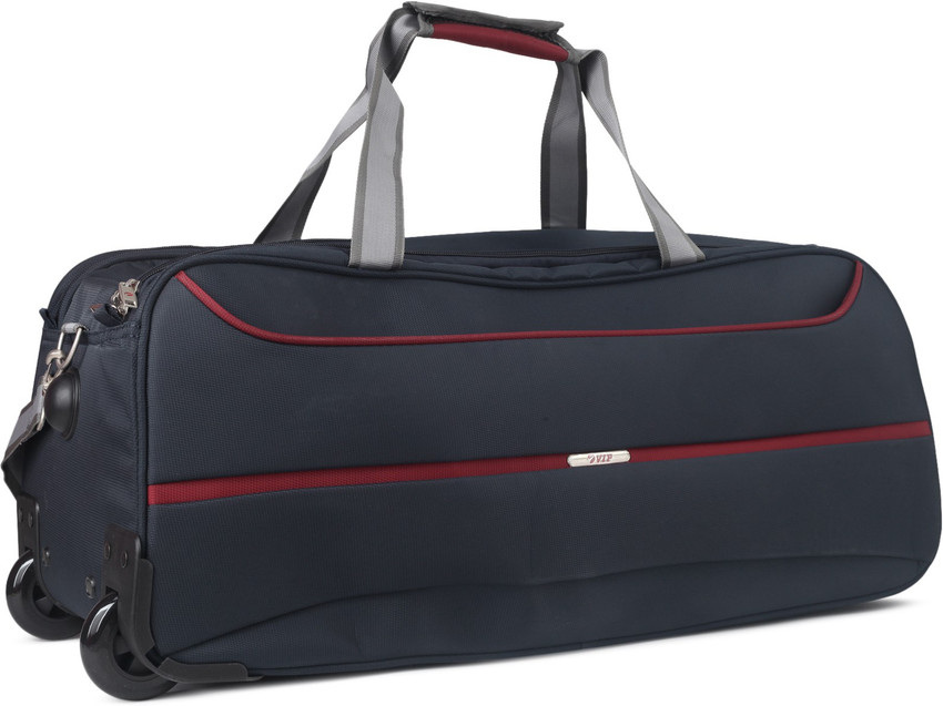 VIP 26 inch 66 cm Norway Dft 67 Blue Duffel With Wheels Strolley