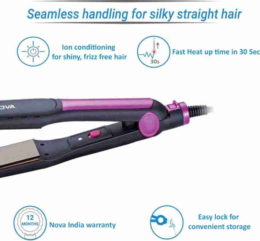 NOVA Temperature Control Professional NHS 982 Hair Straightener