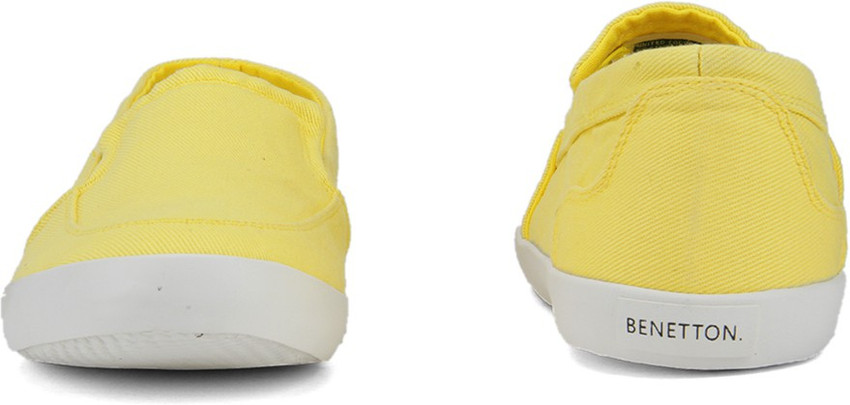 United colors of benetton yellow shoes top