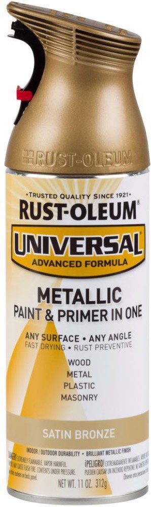 RUST-OLEUM Universal-Metallic-Spray-Paint Satin Bronze Spray Paint 312 ml  Price in India - Buy RUST-OLEUM Universal-Metallic-Spray-Paint Satin Bronze  Spray Paint 312 ml online at