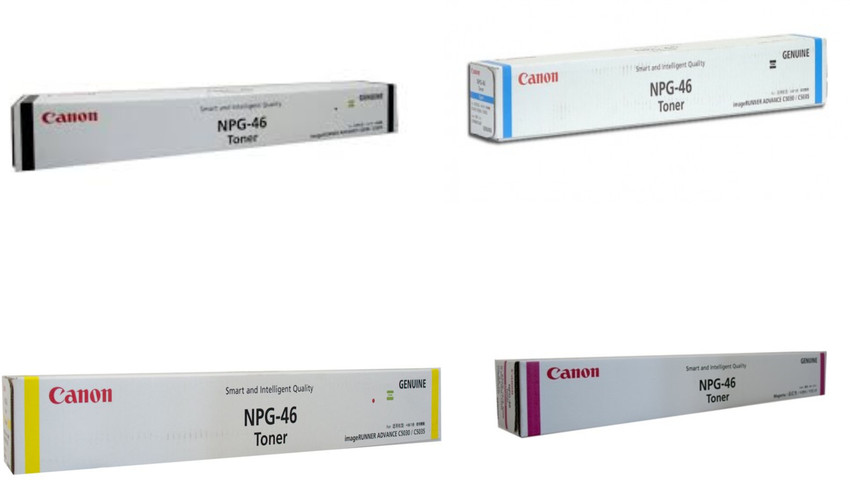 Canon NPG - 46 TONER CARTRIDE ( 4 PCS SET ) Tri-Color Ink Toner 