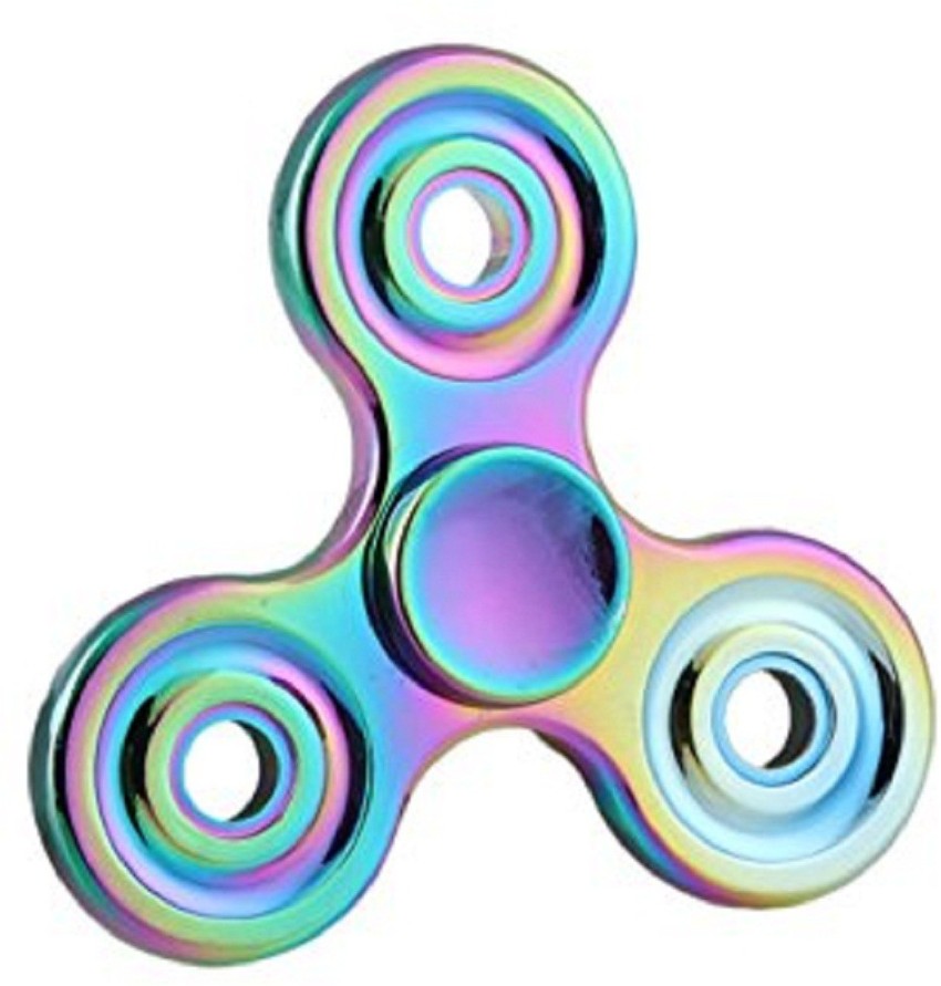 Rainbow chrome deals fidget spinner