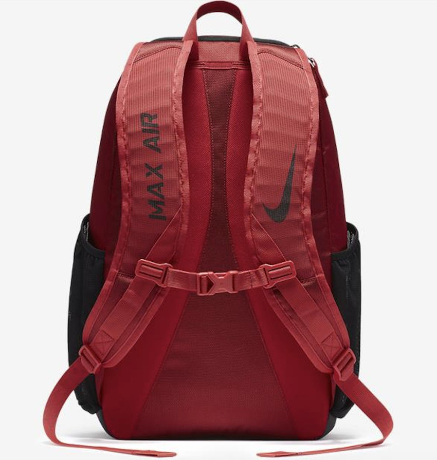 Nike air backpack red deals