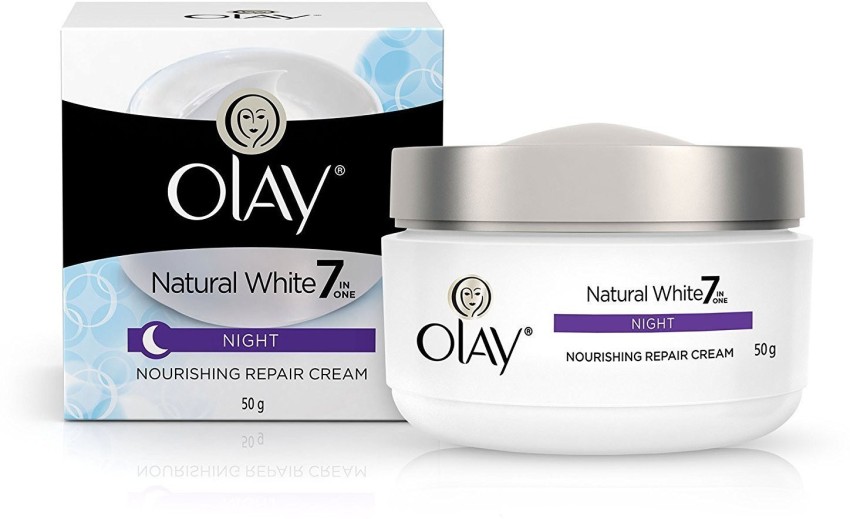 OLAY Natural White 7 in 1 Night Nourishing Repair Cream Price in