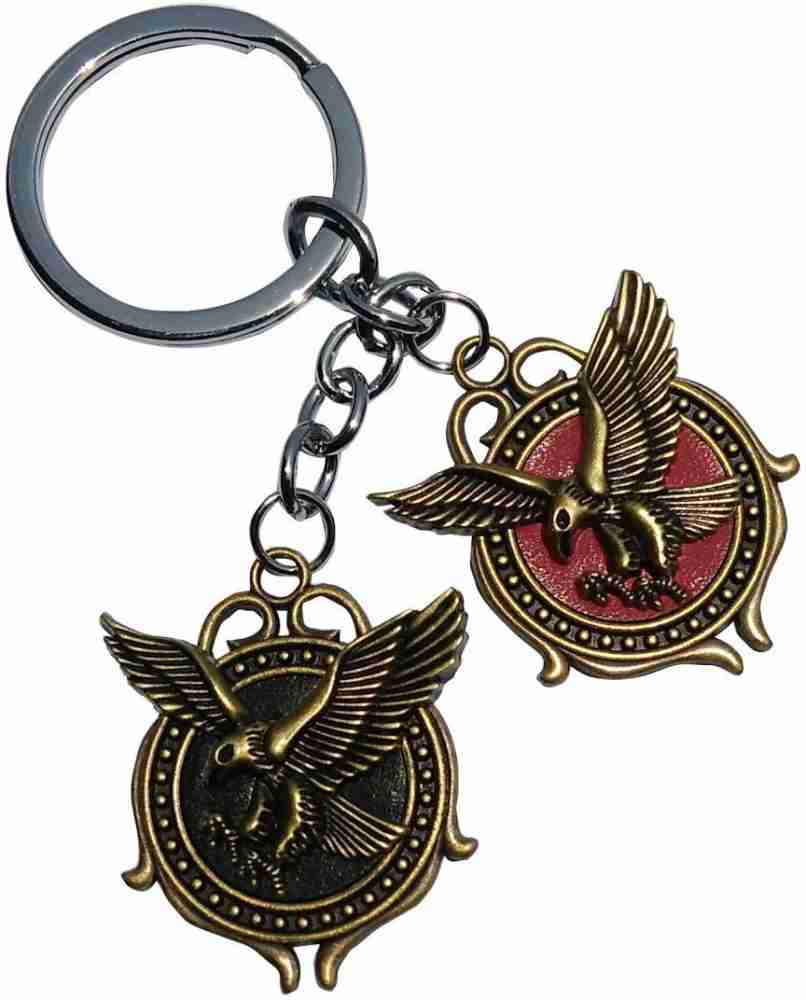 SnowstarPendants Eagle Keyring, Bald Eagle Keychain, Keyrings for Men, Stainless Steel Keychains