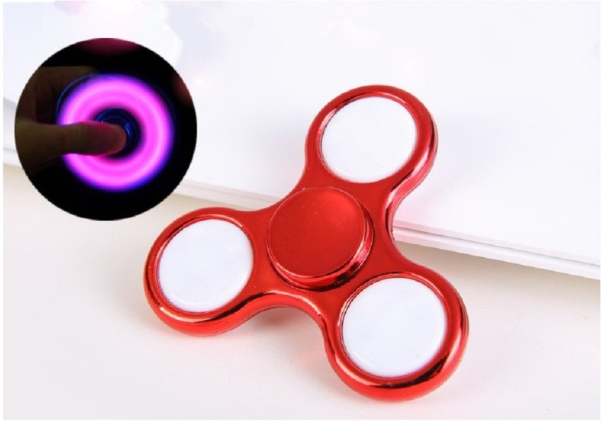 Alloy Red Hand Fidget Spinner Long Time Rotation Hand Ninja