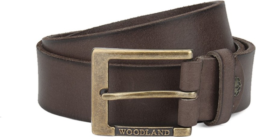 Woodland Tan Casual Leather Belt for Men