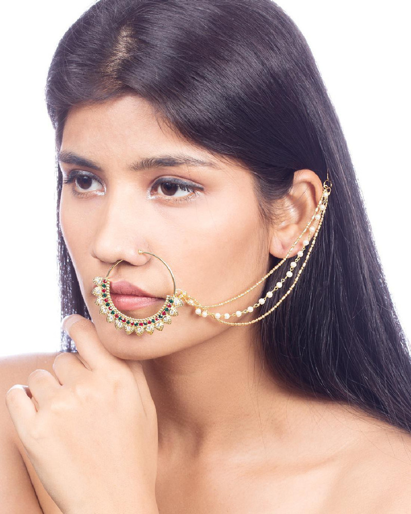 Voylla Gold plated Plated Alloy Nose Ring Price in India Buy Voylla Gold plated Plated Alloy Nose Ring Online at Best Prices in India Flipkart