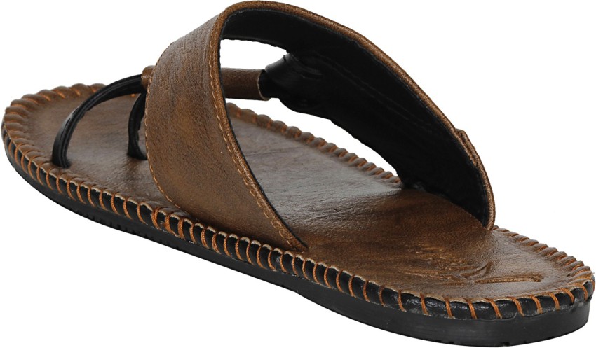 Synthetic best sale leather chappal