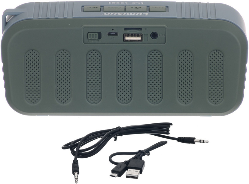 Lumisun bluetooth speaker top