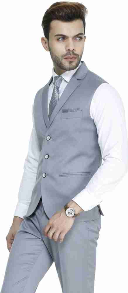 Mens light outlet grey waistcoat