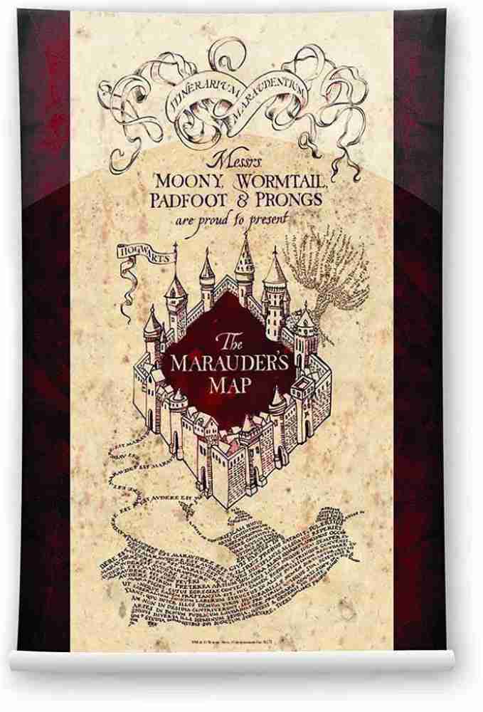  Harry Potter - Movie Poster/Print (The Marauder's Map