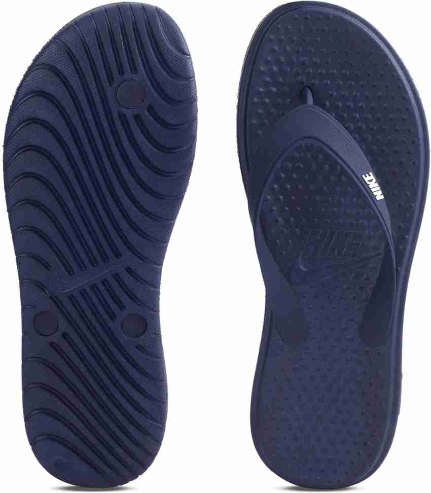NIKE Men SOLAY THONG Flip Flops Buy BINARY BLUE WHITE