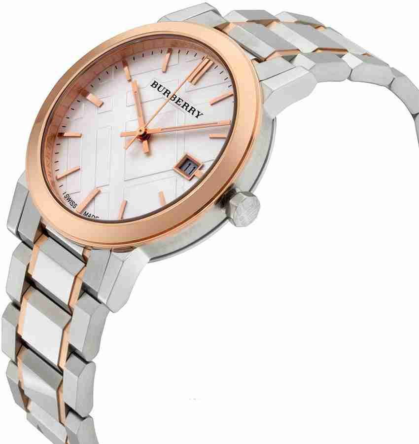 BURBERRY Silver Dial Two-Tone Stainless Steel Unisex Analog