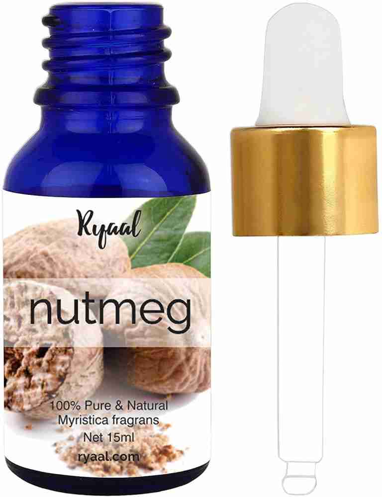 Ryaal Nutmeg Oil - 100% Pure Nutmeg Essential Oil - Relieve Muscle Pain,  Swelling, Inflammation - Premium Quality - Therapeutic Grade - Best For  Aromatherapy - Price in India, Buy Ryaal Nutmeg