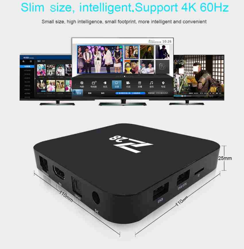 Smart Tv Box Kodi Fully Loaded 4K Android7.1 Quad Core 1+8G Media Player