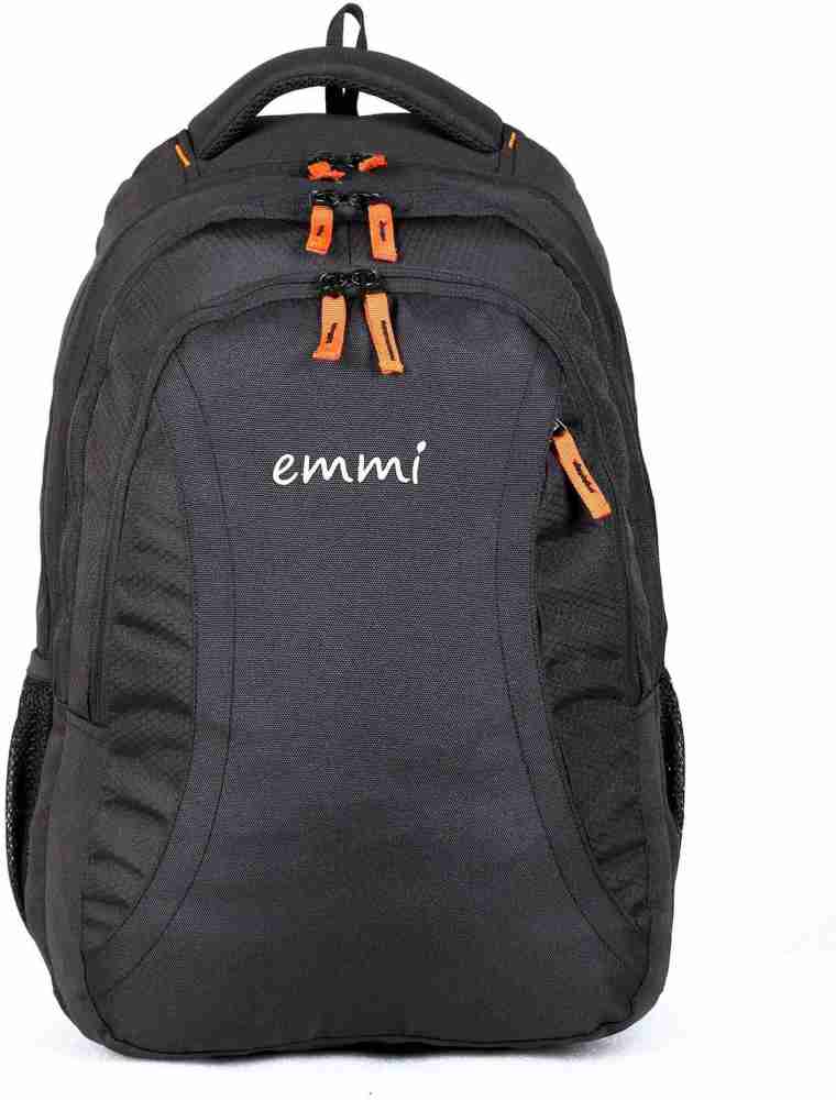 EMMI BAGS Splice Black 34 L Laptop Backpack Black Price in India