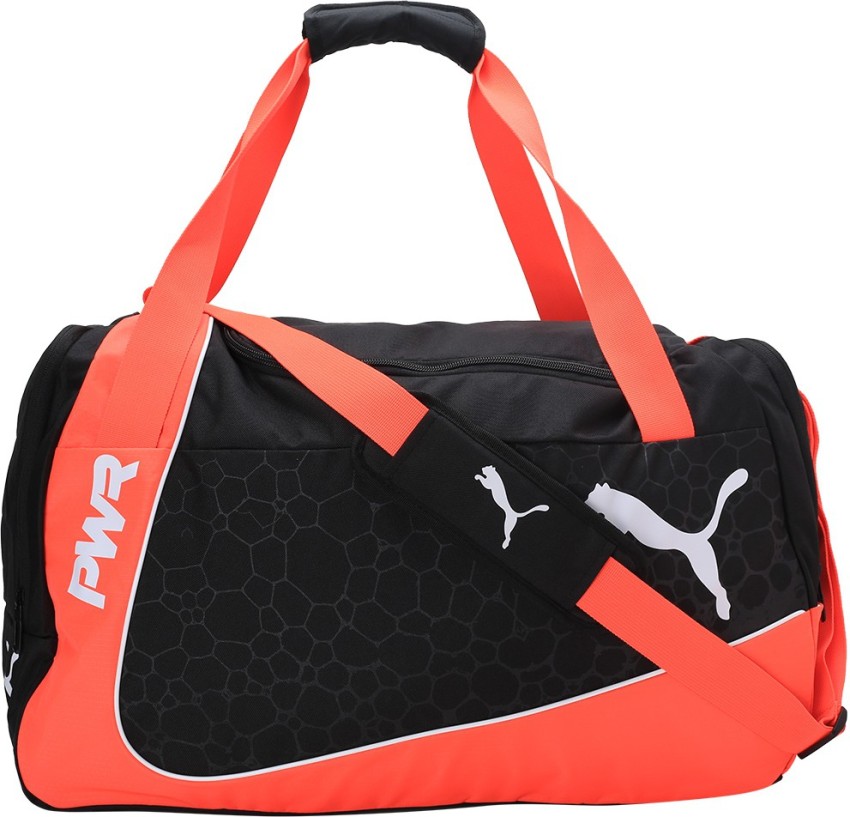 PUMA evoPOWER Medium Bag Duffel Without Wheels Fiery Coral Puma Black Puma White Price in India Flipkart