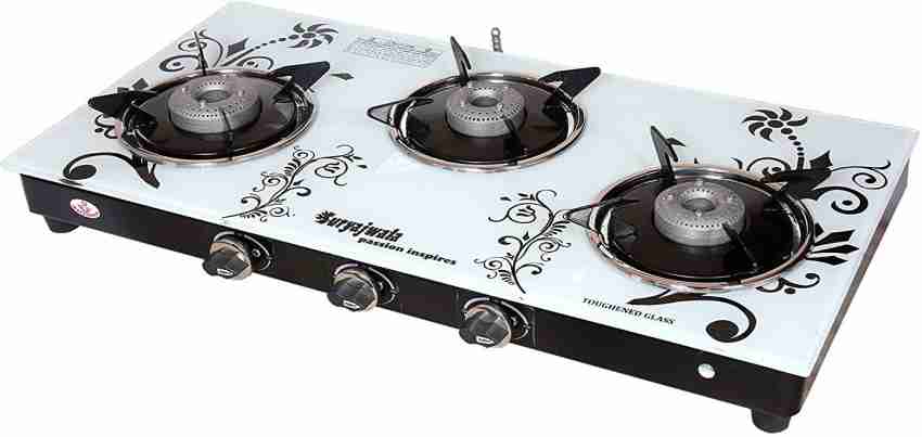 suryajwala gas stove 3 burner