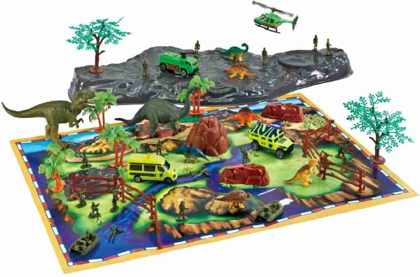  Dinosaur Toys, 252 PCS Create A Dinosaur World Road