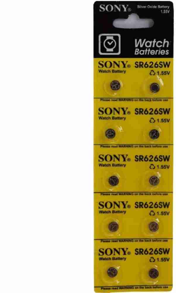 SR626SW /377 Sony Silver Oxide Watch Battery