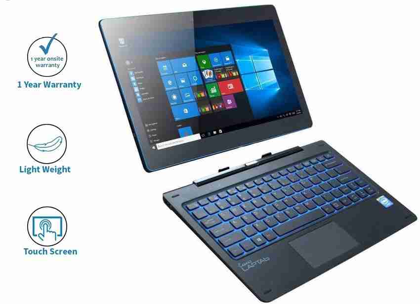 Micromax Canvas Laptab II (WIFI) Intel Atom Quad Core 4th Gen Z3735F - (2  GB/32 GB EMMC Storage/Windows 10 Home) LT777W 2 in 1 Laptop Rs.18999 Price  in India - Buy Micromax