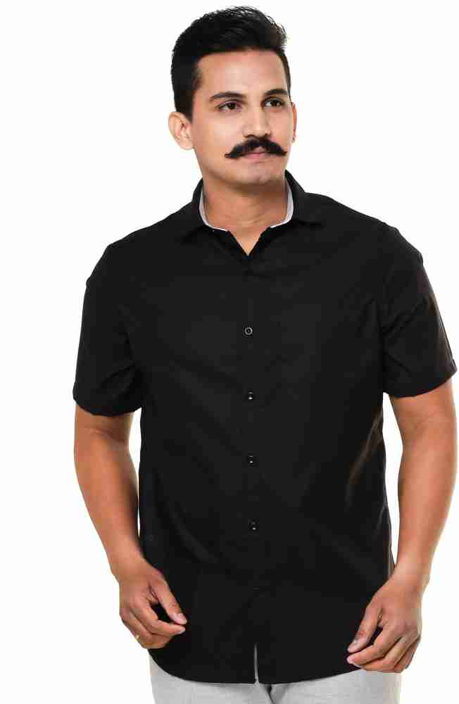 Black dress best sale shirt with khakis