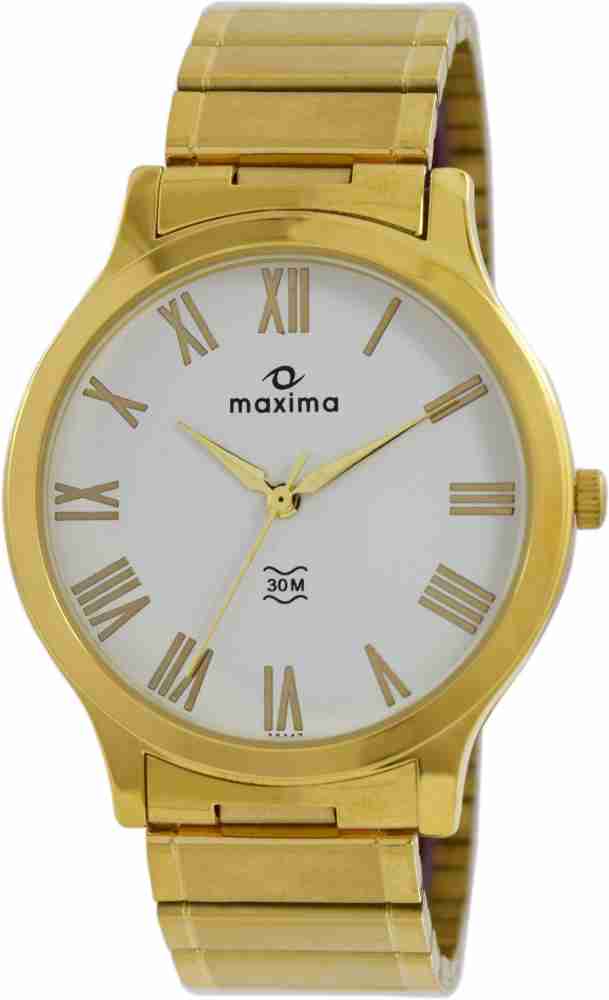 Maxima gold watch outlet price