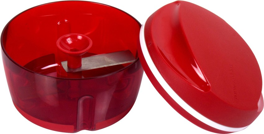 Tupperware The PE Lil' Ergonomic Food Chopper Red 300ml