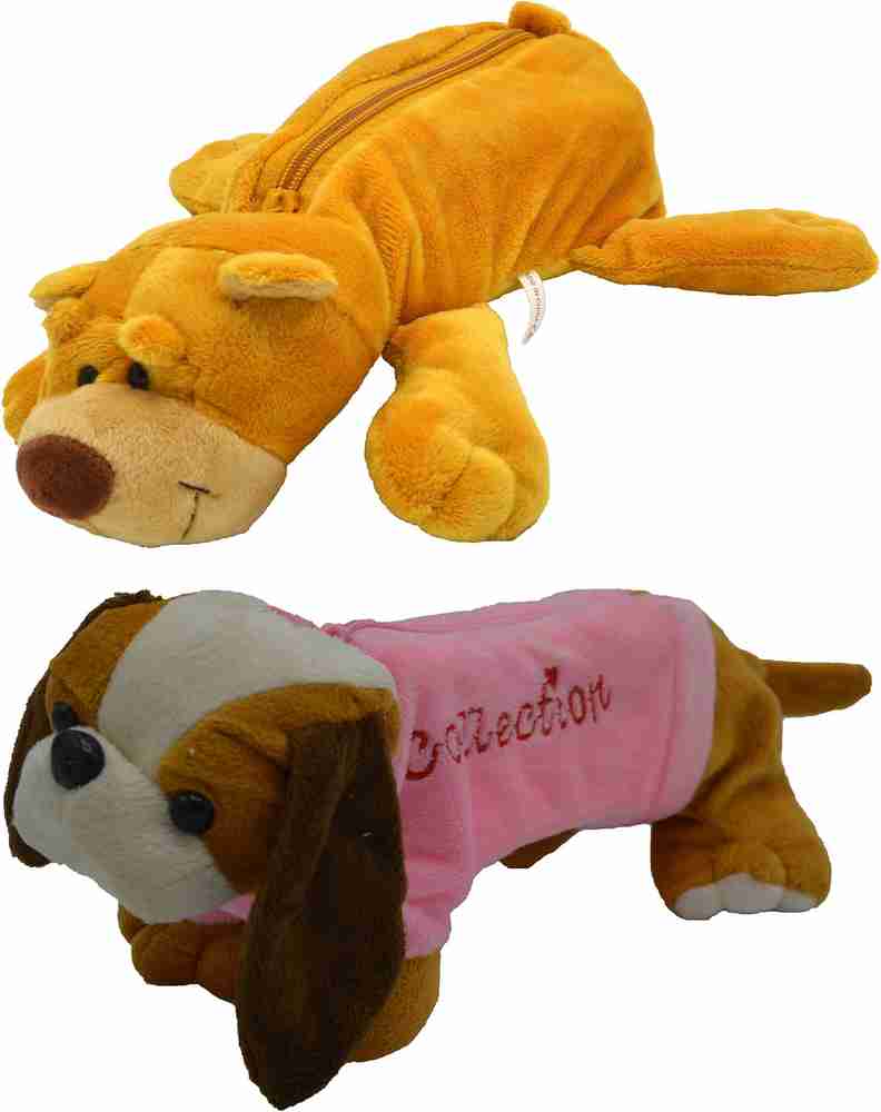 Animal pencil case 3 pocket store