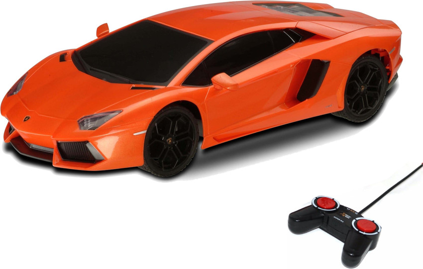 Orange lamborghini sale remote control car
