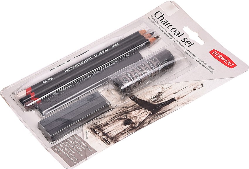 Derwent Natural Charcoal, Compressed Charcoal, Willow and Vine