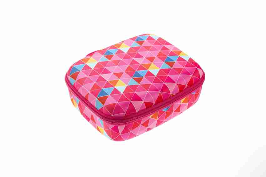 ZIPIT Colorz/Jumbo Storage Box Pink Triangles Art EVA Pencil  Box - Box