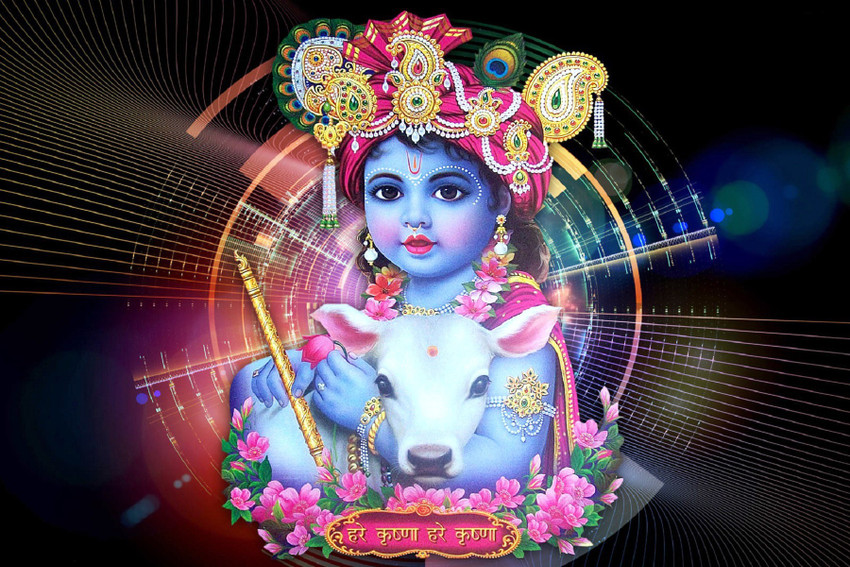 Cute baby online krishna pic