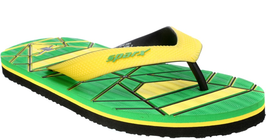 Sparx SFG 2061 Slippers Buy FlourscentGreen Yellow Color Sparx