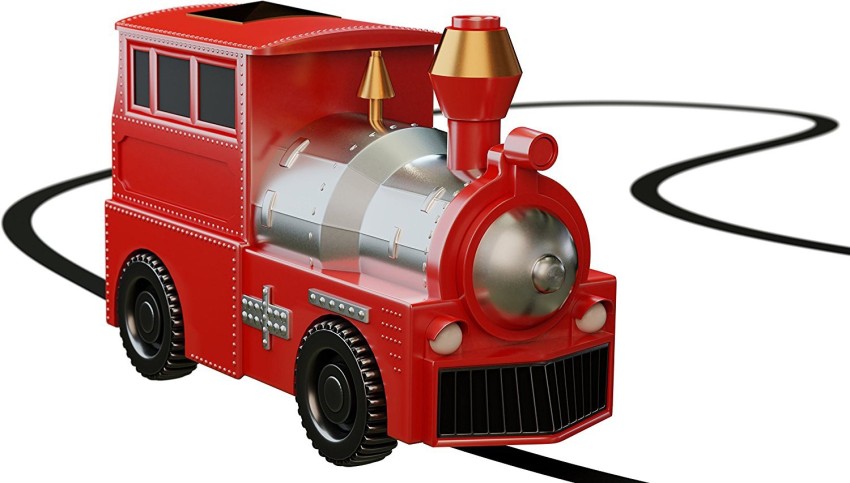 Red and black tank engine