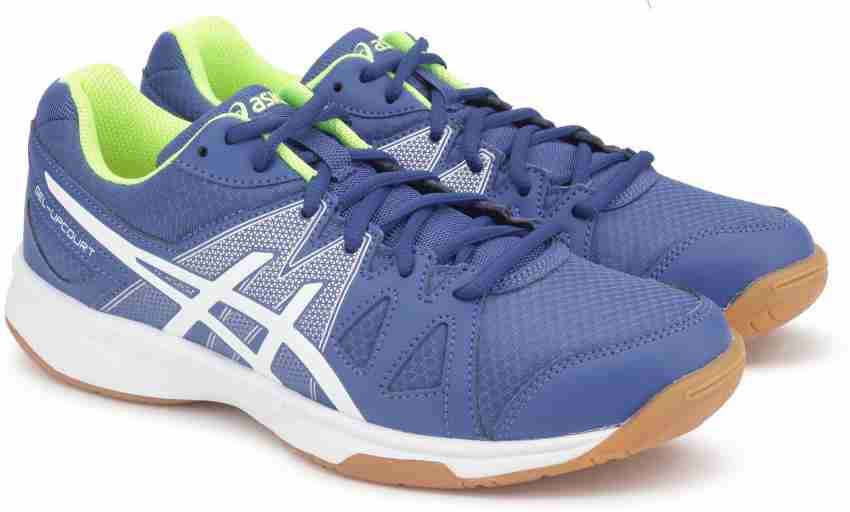 Asics GEL UPCOURT Multi Court Shoes For Men Buy ASICS BLUE WHITE SAFETY YELLOW Color Asics GEL UPCOURT Multi Court Shoes For Men Online at Best Price Shop Online for Footwears in India Flipkart