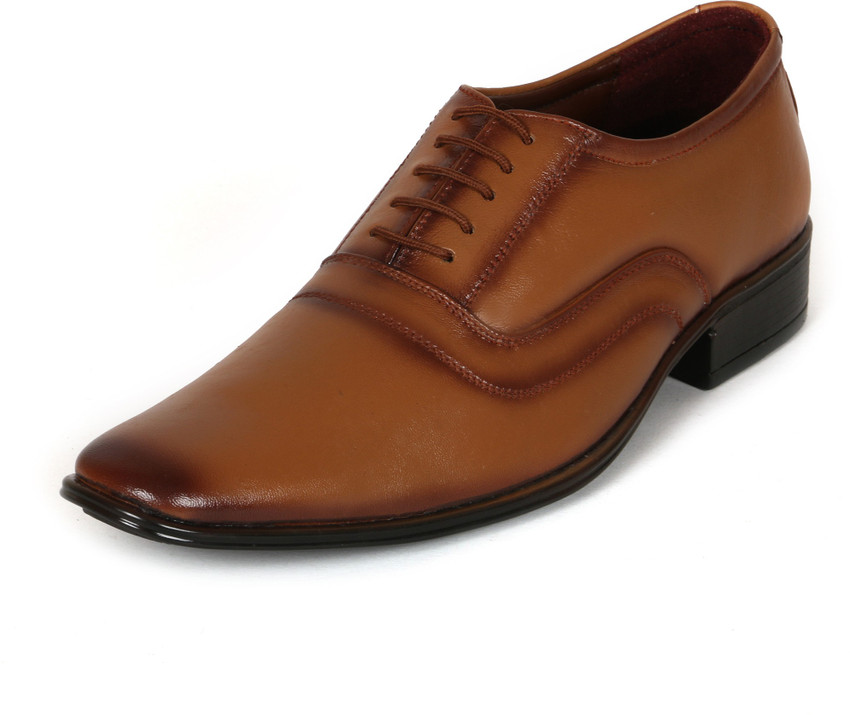 C Comfort Genuine Leather Shoes Tan Lace Up For Men Buy C