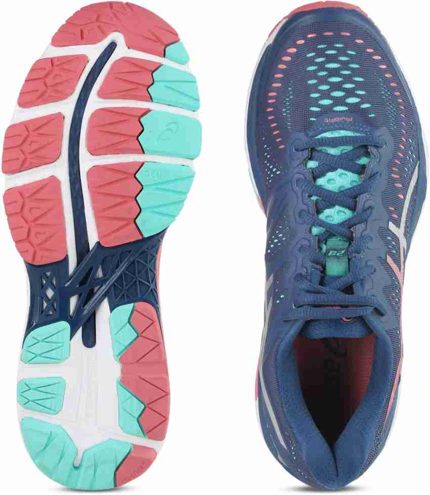 Asics GEL KAYANO 23 Running Shoes For Women Buy POSEIDON SILVER COCKATOO Color Asics GEL KAYANO 23 Running Shoes For Women Online at Best Price Shop Online for Footwears in India Flipkart