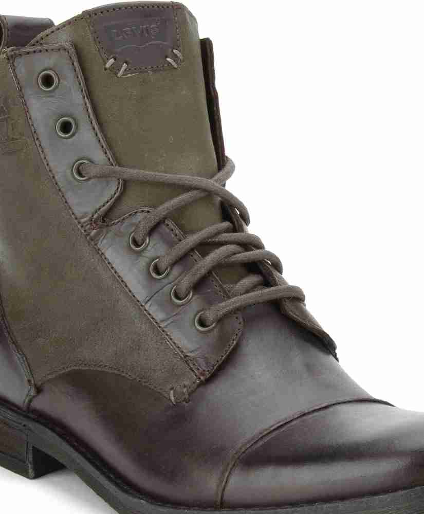 Levi's maine on sale lace up boots