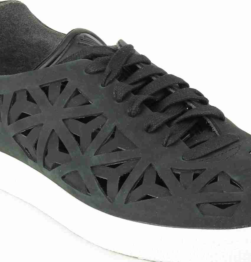 Adidas gazelle best sale cutout black