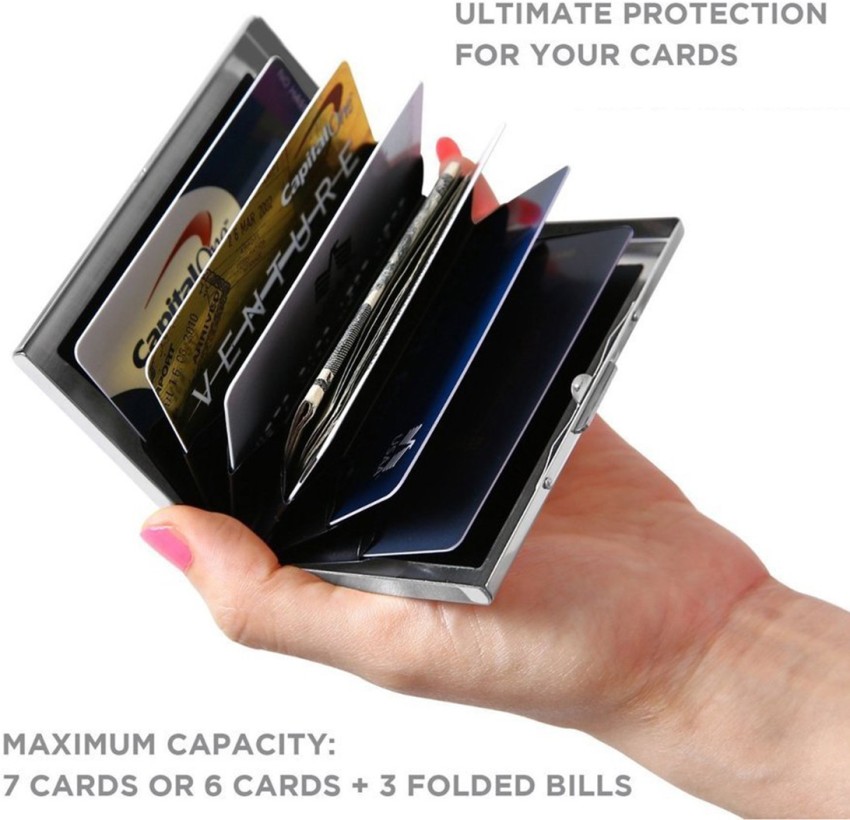 StealODeal Metal Box Luxury 15 Card Holder - Card Holder
