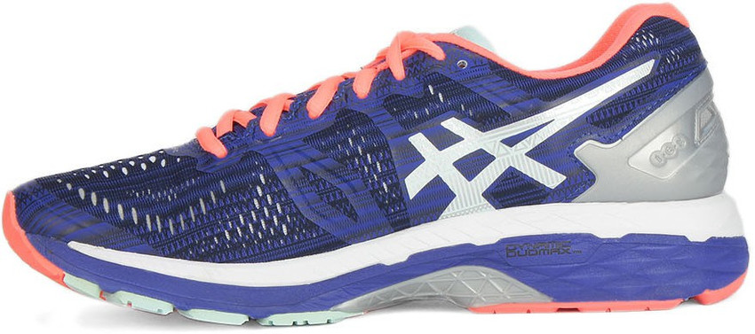 Asics gel kayano 23 black silver flash best sale coral