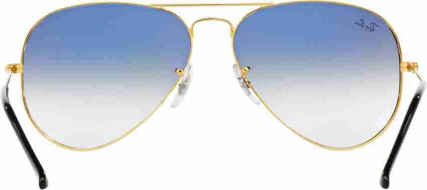 Buy Ray Ban Aviator Sunglasses Blue For Men Online Best Prices