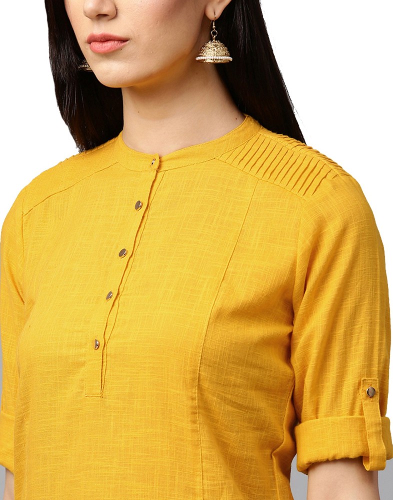 Buy Yellow Leggings for Women by Jaipur Kurti Online