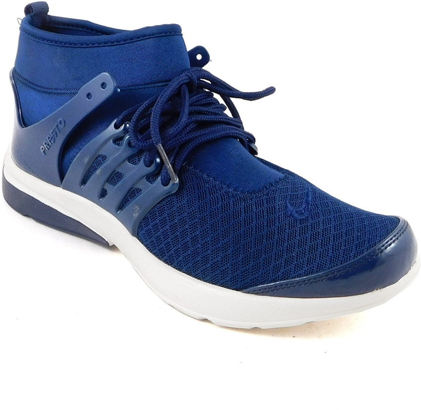 nike air presto blue running shoes
