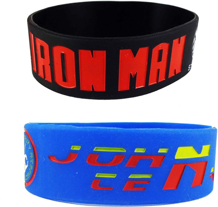 Wrestling Star John Cena Red Rubber Wristband for Unisex Blue   Amazonin Jewellery